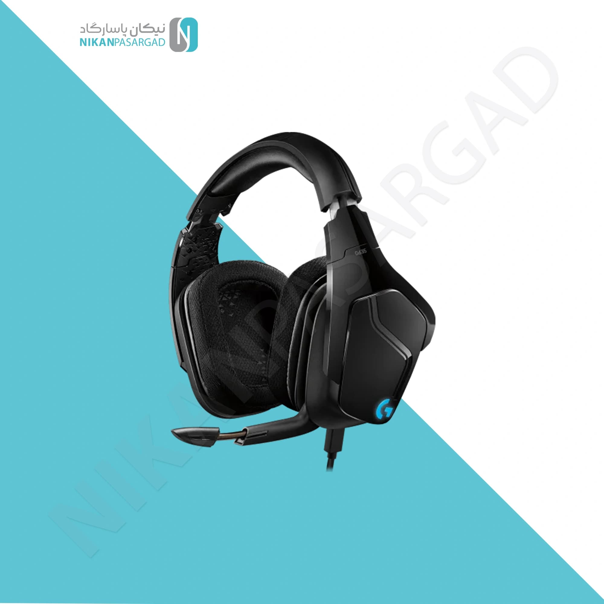 هدست گیمینگ لاجیتک مدل Logitech G635 Wired Gaming Headset