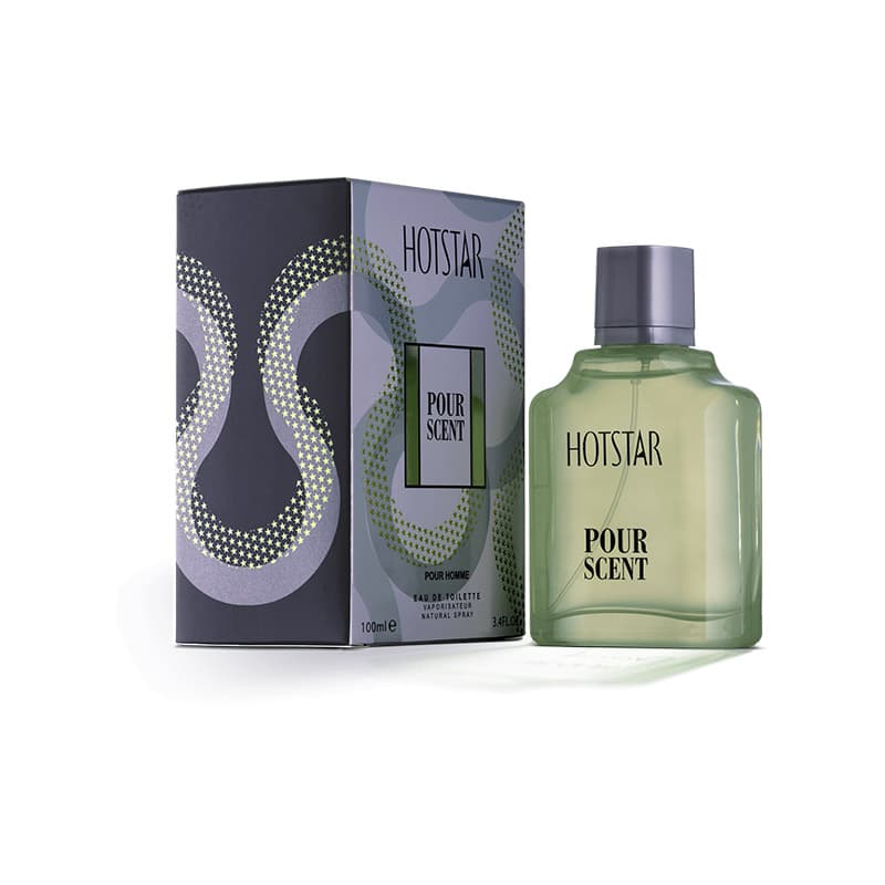 ادکلن مردانه پورسنت Pour Scent هات استارحجم 100 میلی لیتر
