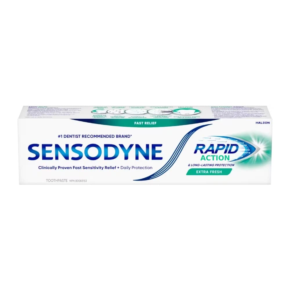 خمیر دندان سنسوداین Sensodyne سری Rapide Action مدل Extra Fresh حجم 75 میل
