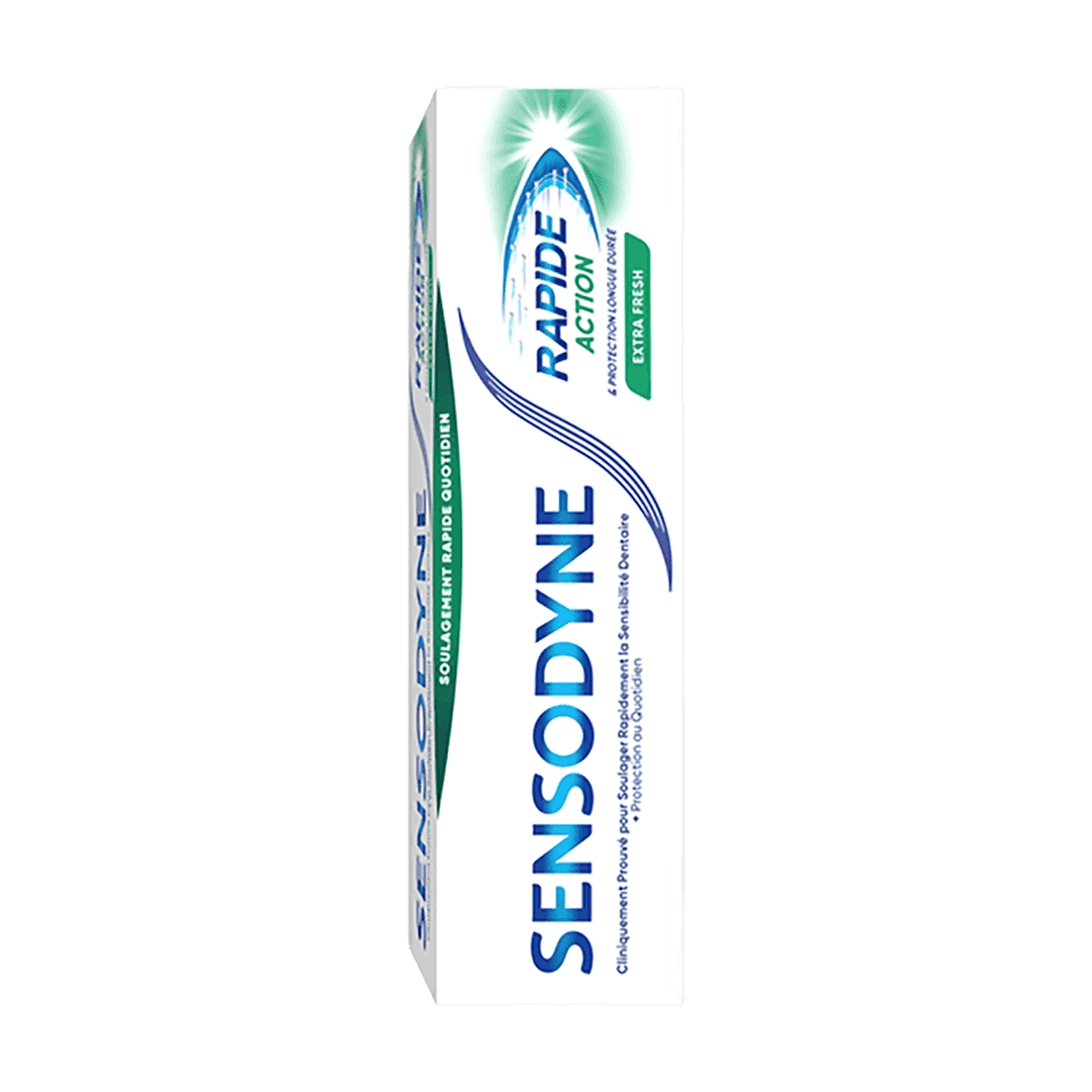 خمیر دندان سنسوداین Sensodyne سری Rapide Action مدل Extra Fresh حجم 75 میل — تصویر ۲