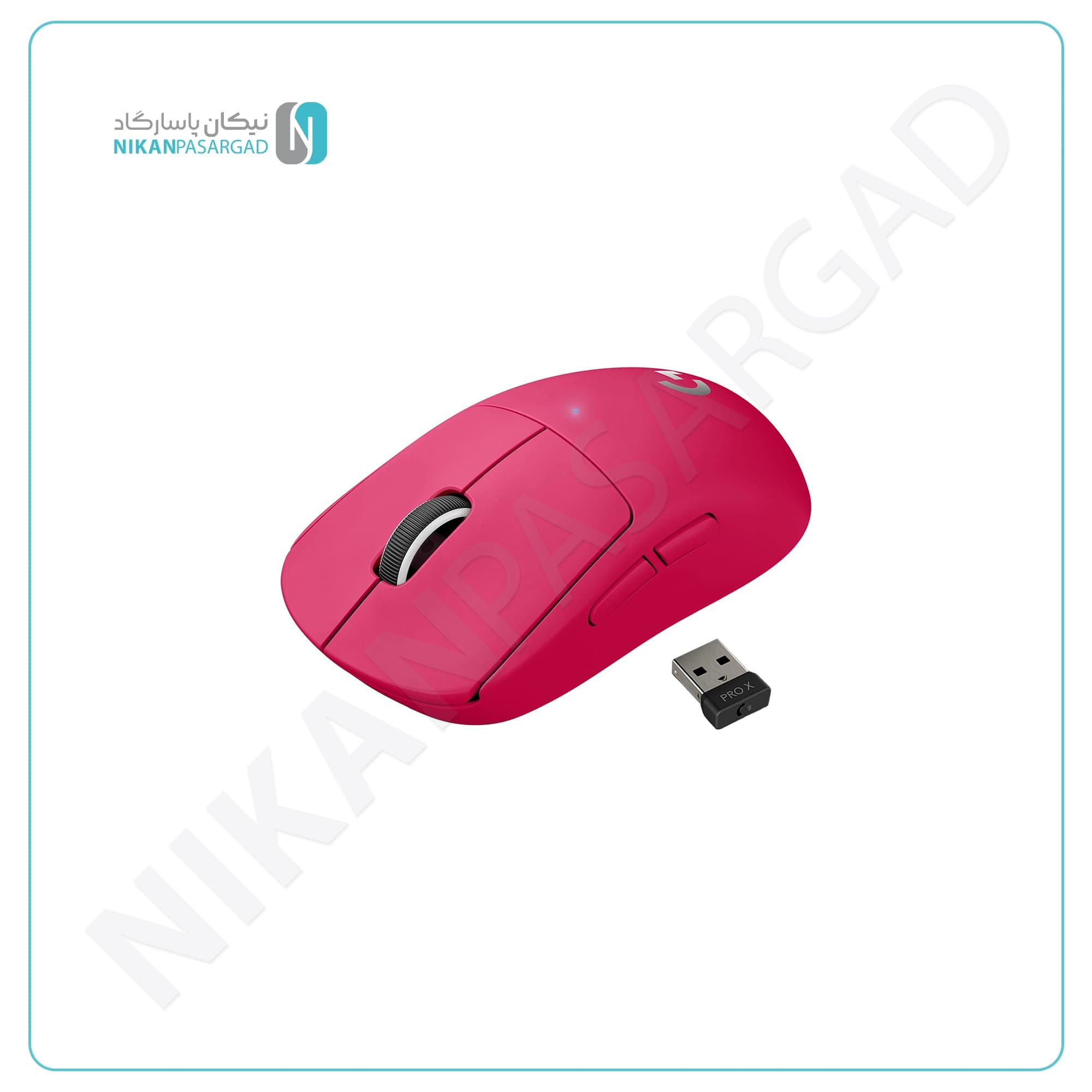 ماوس بیسیم گیمینگ لاجیتک مدل Logitech GPro X Superlight Wireless Magenta — تصویر ۲