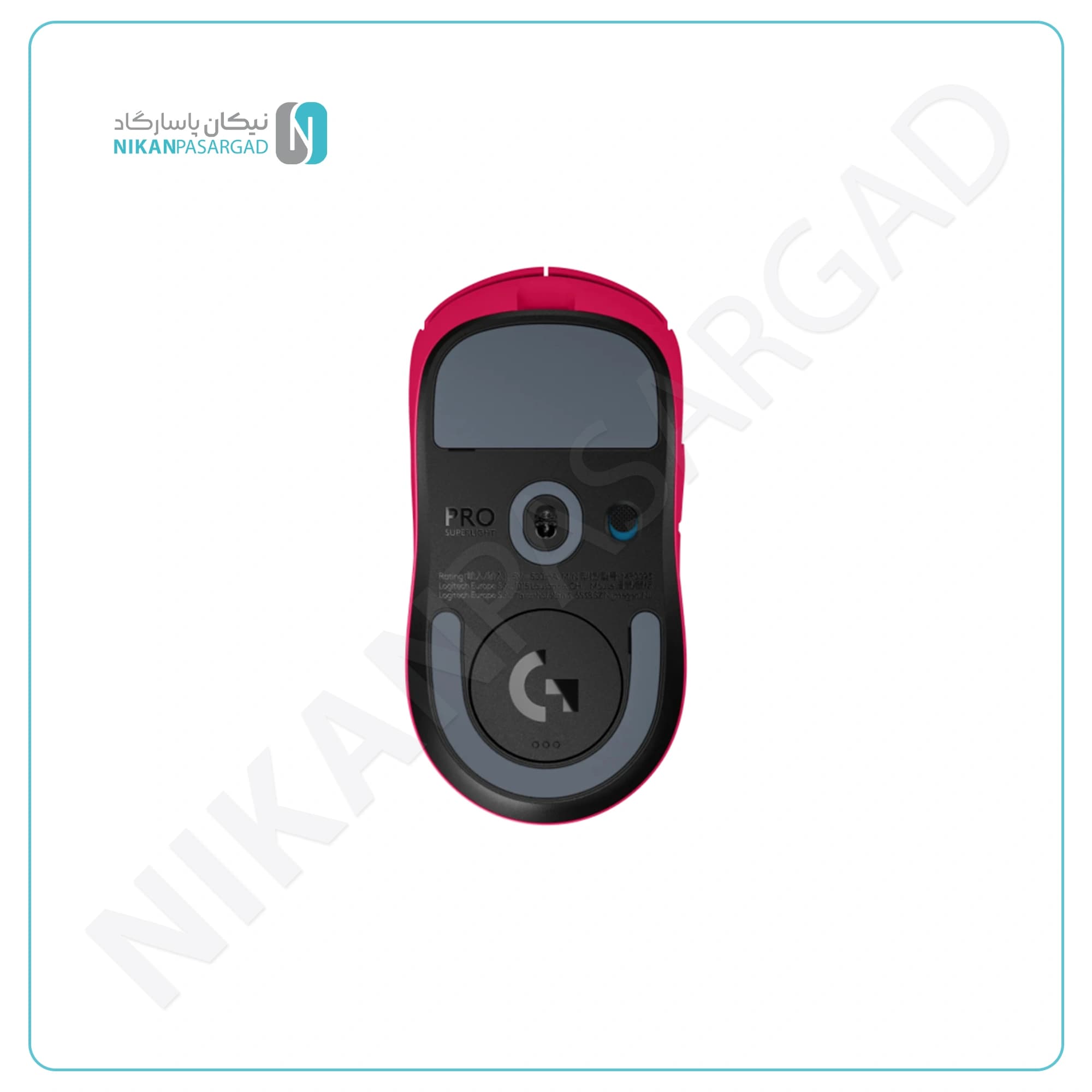 ماوس بیسیم گیمینگ لاجیتک مدل Logitech GPro X Superlight Wireless Magenta — تصویر ۴