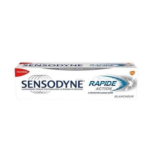 خمیر دندان سفید کننده سنسوداین Sensodyne سری Rapide Action مدل Blancheur حجم 75 میل — تصویر ۲