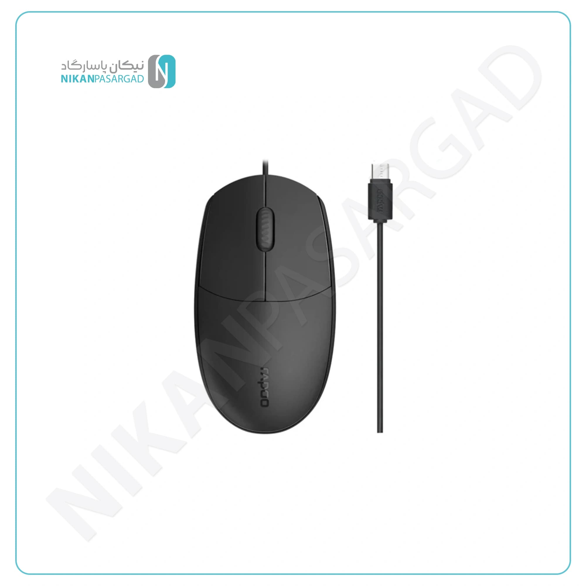 ماوس رپو مدل Rapoo N100C Type-C Wired Mouse