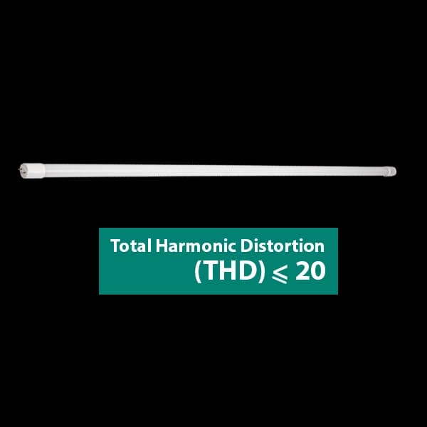 لامپ ال ای دی فلورسنتی یک طرفه 18 وات مشخصه THD کمتر از %20 پارس شهاب (مهتابی، صدفی)