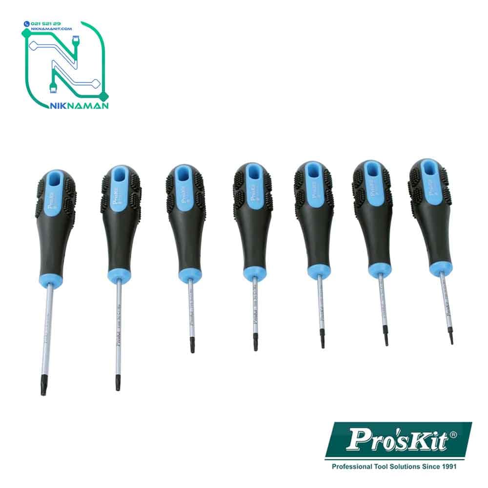 مجموعه 7 عددی پیچ گوشتی پروسکیت (proskit) مدل SD-2302