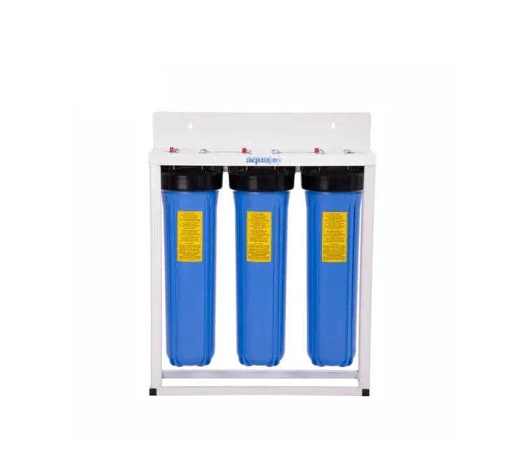 پیش تصفیه آب سه مرحله ای با خروجی 1 اینچ آکواجوی مدل Big BLU