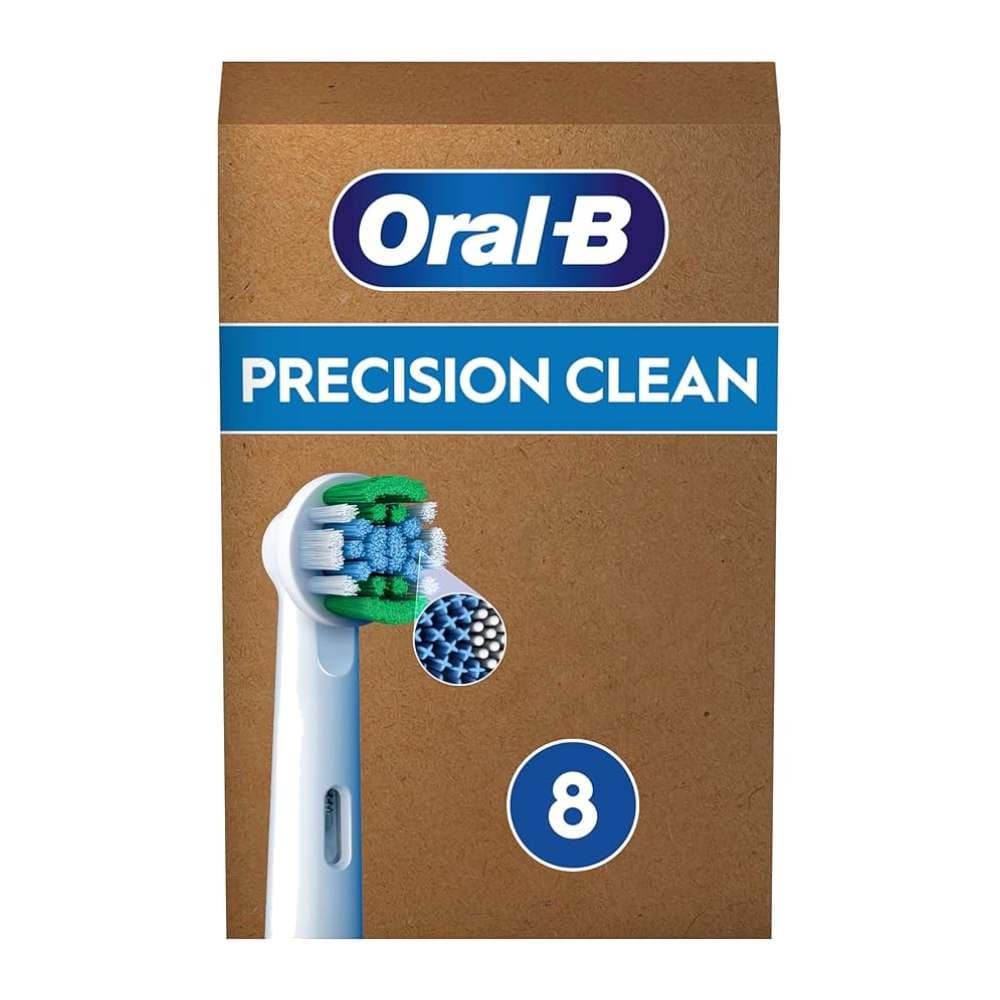 سری یدکی مسواک برقی اورال بی Oral-B مدل Precision Clean بسته 8 عددی — تصویر ۲
