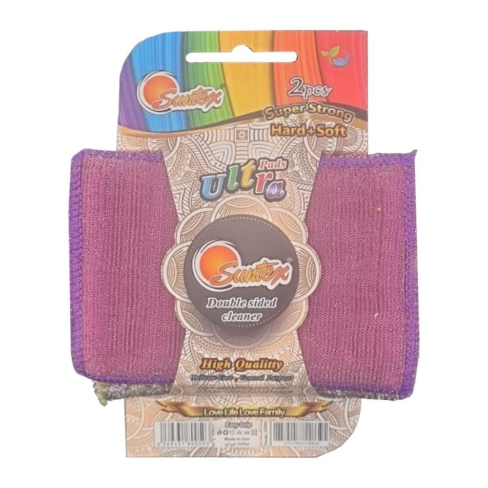 اسکاچ تفلون شوی سانتکس Suntex مدل 1050 اسکاچ استیل سخت و تفلون شوی بسته 2 عددی — تصویر ۲