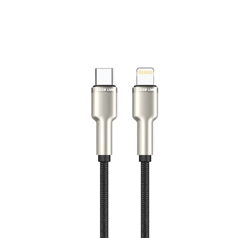 کابل usb-c به lightning گرین لاین
