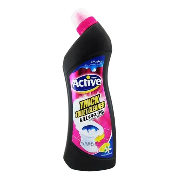 مایع جرمگیر غلیظ سرویس بهداشتی اکتیو Active مدل Thick رایحه لیمو و شکوفه وزن 750 گرم — تصویر ۳