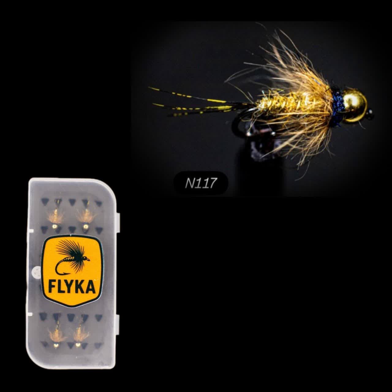 پشه فلای ايس داب مي فلاي N117 ice dub mayfly – بسته 5 عددی