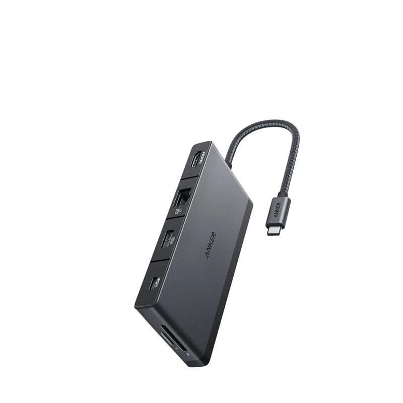 هاب ۹ پورت نسل پنجم انکر Anker 552 USB-C Hub 9-in-1 مدل A8373