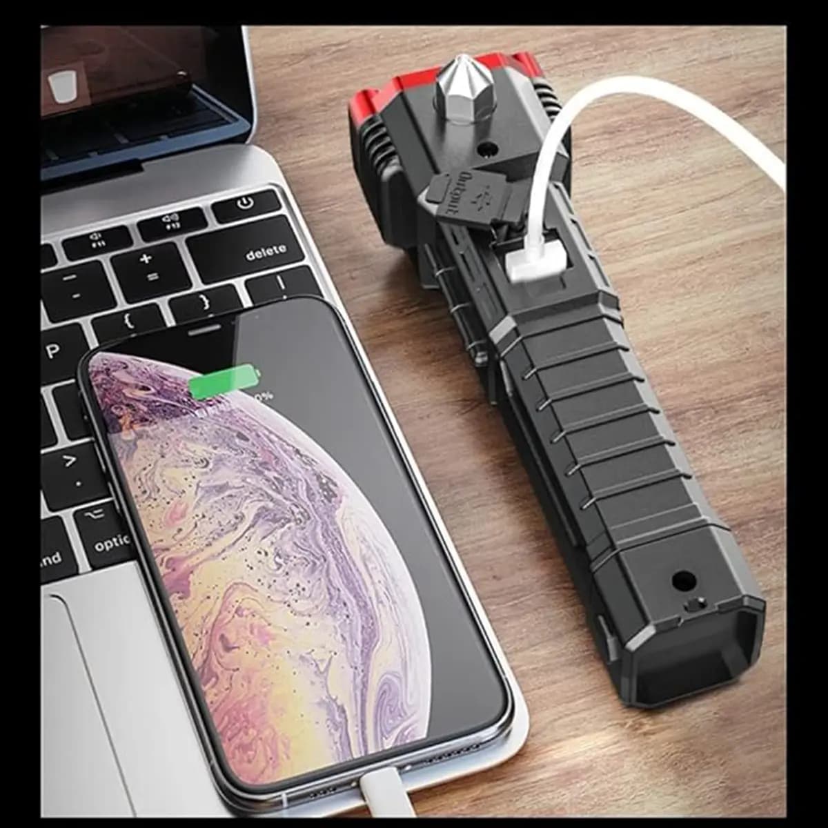 چراغ قوه دستی ۸کاره مدل Led torch — تصویر ۵