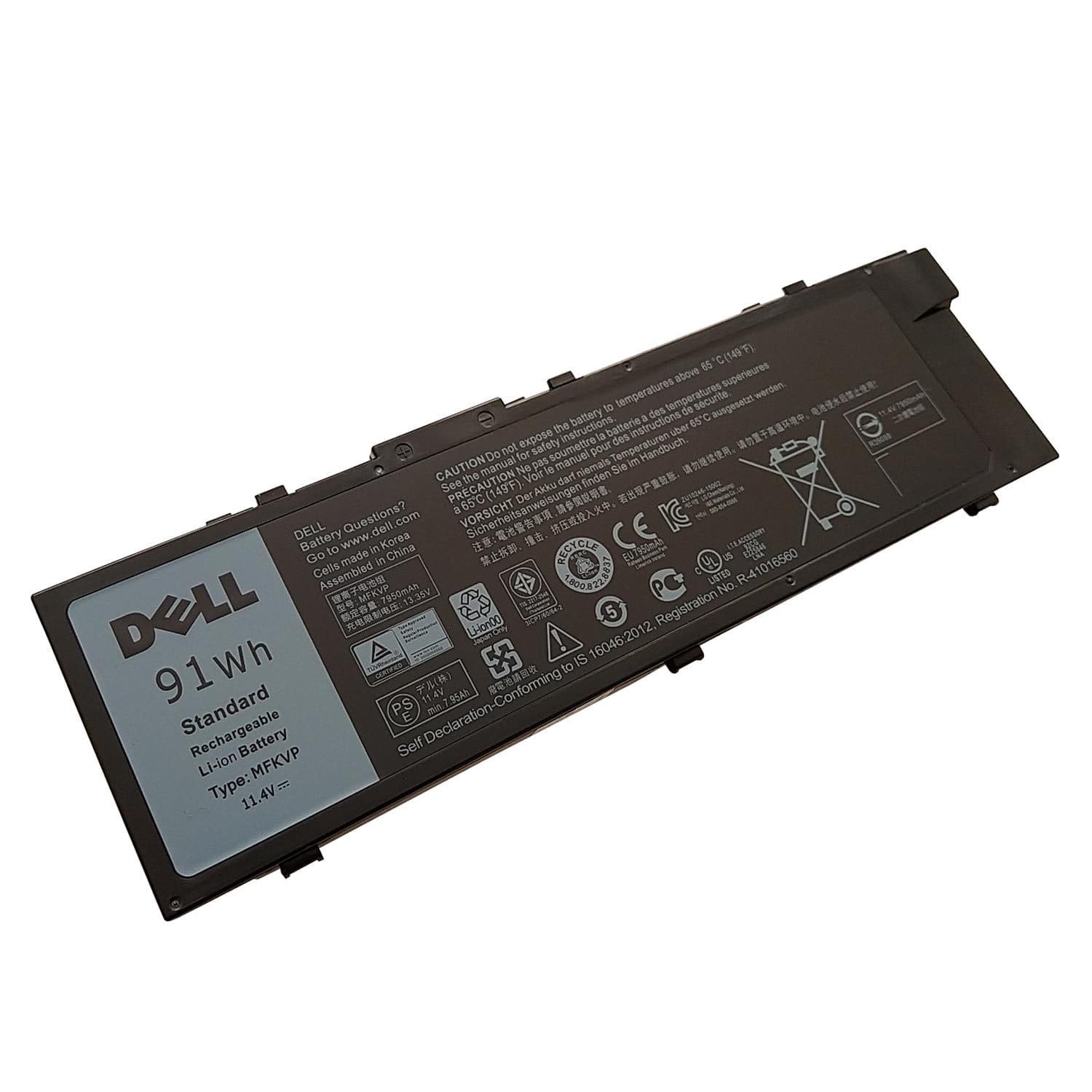 باتری اورجینال لپ تاپ دل Dell Precision 17 7720 — تصویر ۶