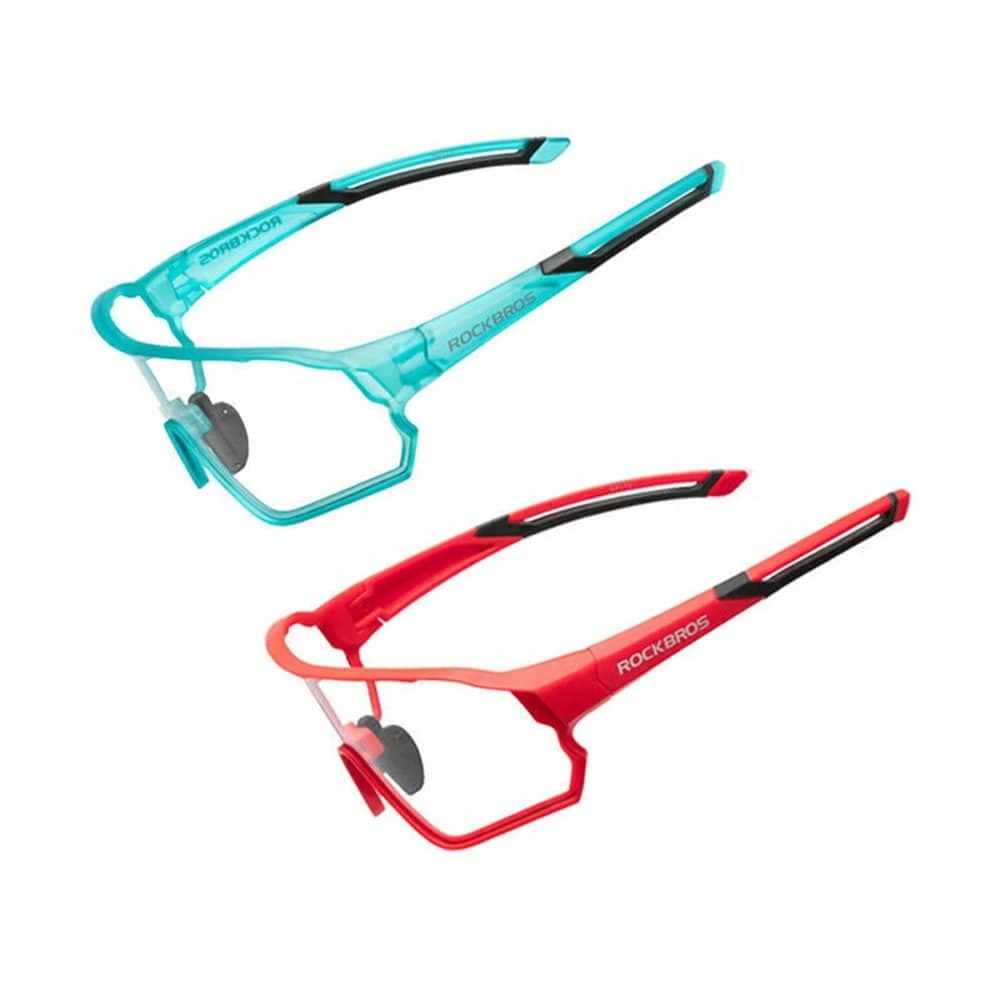 عینک دوچرخه سواری فتوکرومیک راکبراس ROCKBROS Photochromic — تصویر ۴