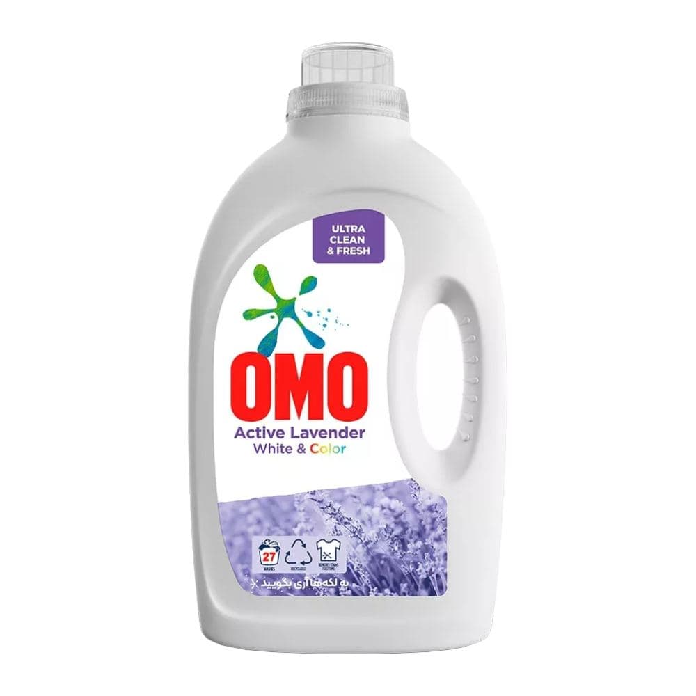 مایع لباسشویی اومو OMO مدل Active Lavender رایحه لوندر وزن 2700 گرم