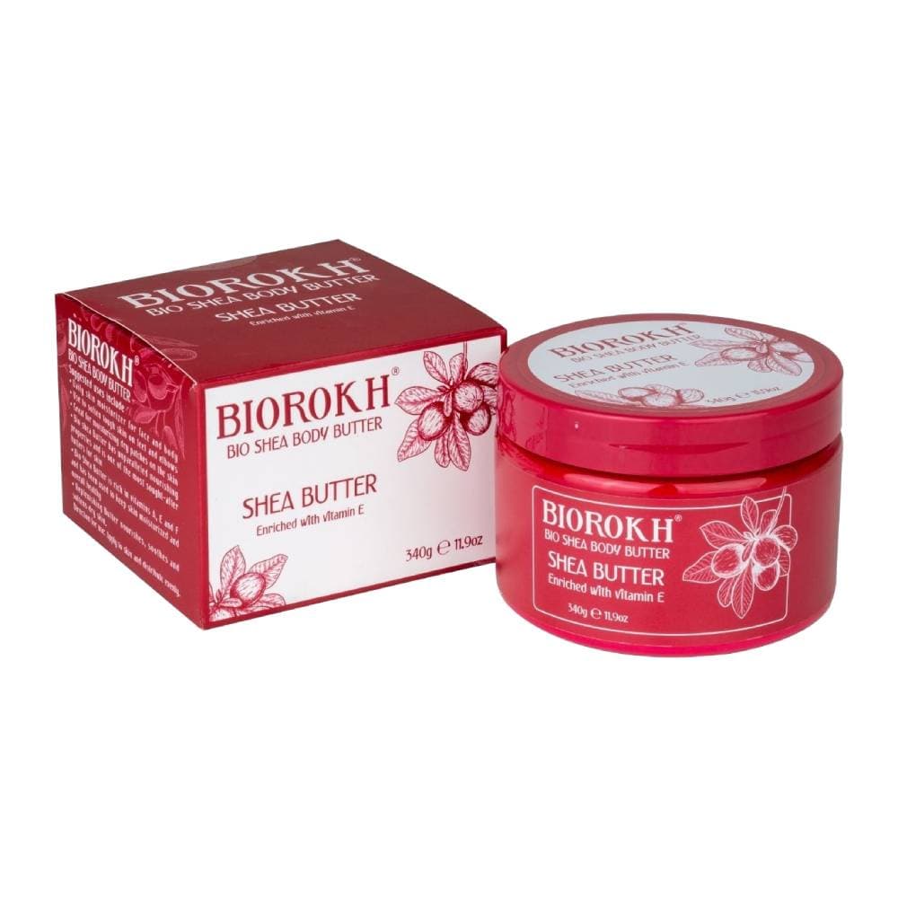 کره بدن بایورخ Biorokh مدل Shea Butter حاوی شی باتر وزن 340 گرم