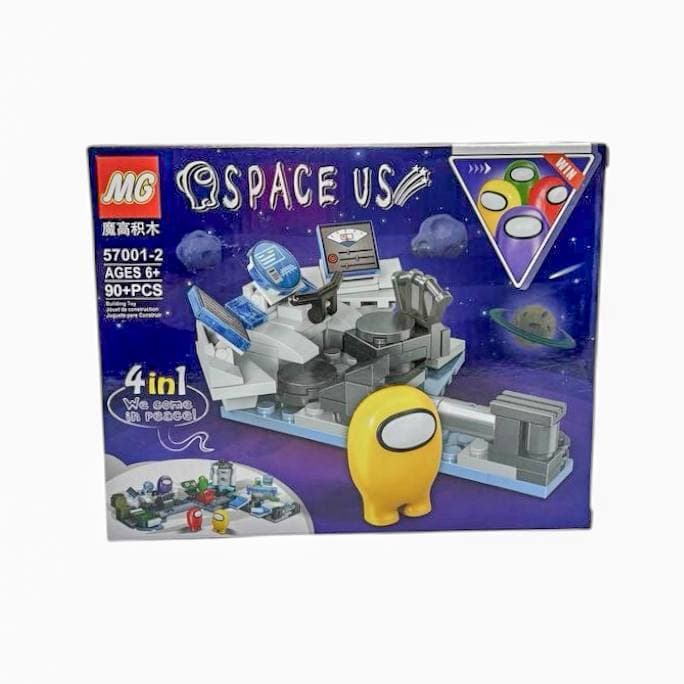 لگو فضایی SPACE US مدل 4-Among Us – ساختنی ۴ در ۱ با بیش از ۹۰ قطعه برای کودکان ۶ سال به بالا — تصویر ۲