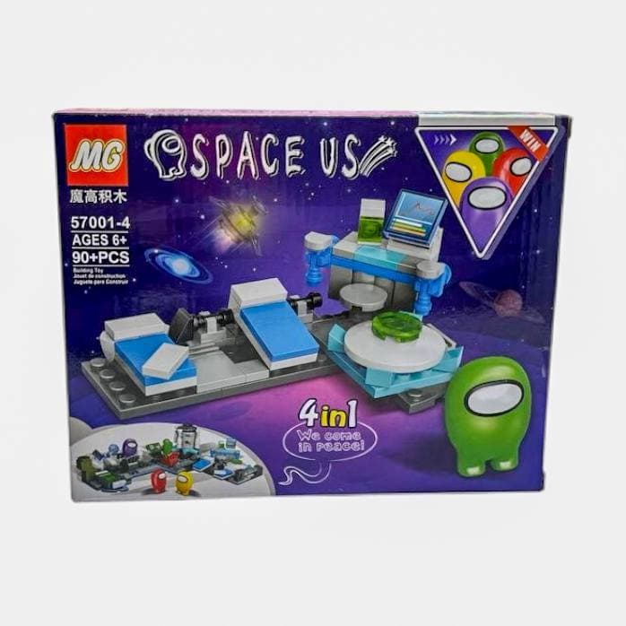 لگو فضایی SPACE US مدل 3-Among Us – ساختنی ۴ در ۱ با بیش از ۹۰ قطعه برای کودکان ۶ سال به بالا — تصویر ۲