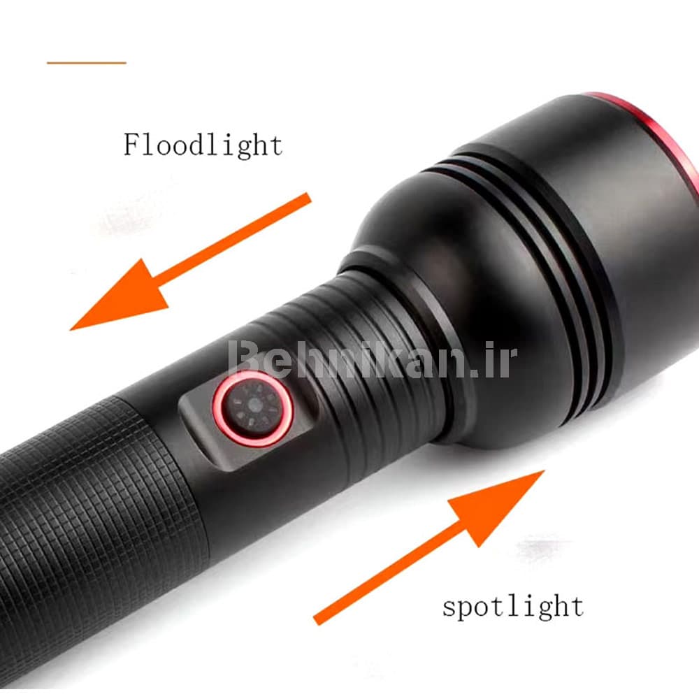 چراغ قوه شارژی Ruilang RL-2208 P90 کد 86746 — تصویر ۸