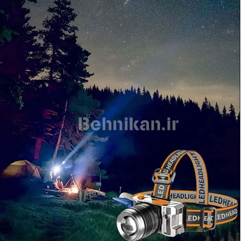 هد لایت و چراغ پیشانی سنسور دار F-T41 کد 52817 — تصویر ۳