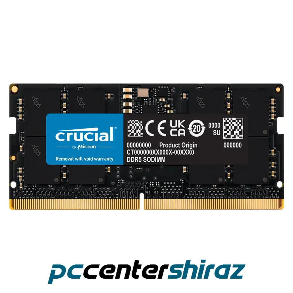حافظه رم لپتاپ کروشیال 8 گیگابایت مدل Ram Crucial 8GB DDR5 4800MHZ — تصویر ۲