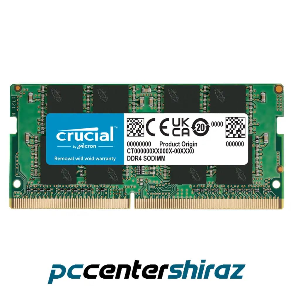 حافظه رم لپتاپ کروشیال 8 گیگابایت مدل Ram Crucial 8GB DDR4 2666MHZ
