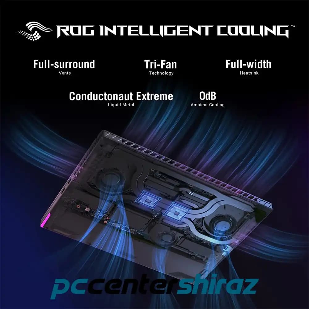 لپ تاپ ایسوس ROG Strix G16 G614JVA i7 13650HX 16G 1TB RTX4060 2023 — تصویر ۳