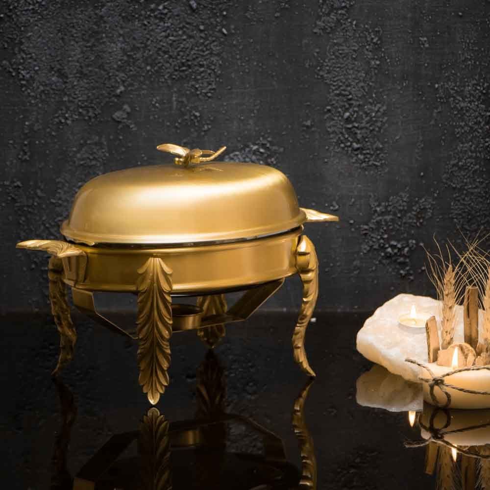 سوفله خوری بیضی تمام برنج سالینو مدل پروانه کد 7008B