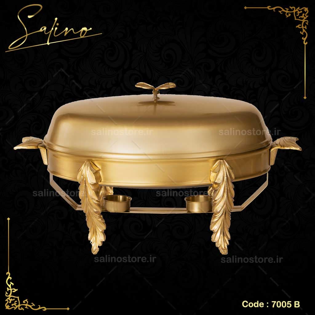 سوفله خوری بیضی تمام برنج سالینو مدل پروانه کد7005B