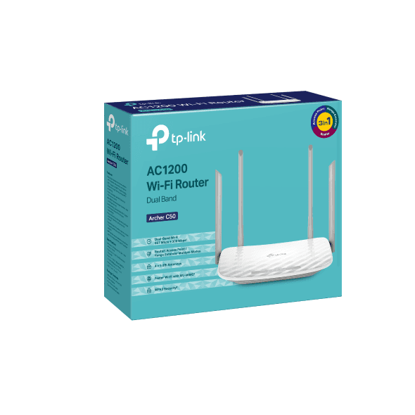 روتر بی سیم تی پی لینک مدل TP-Link Archer C50 AC1200 2B Router V6