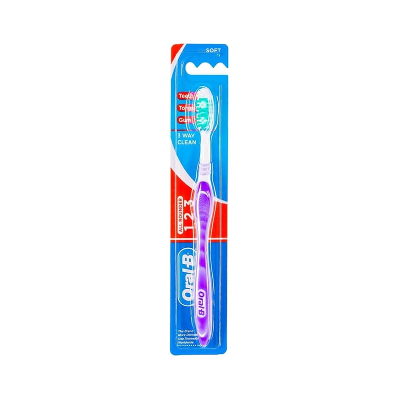 مسواک اورال بی 1.2.3 سایز 35 برس متوسط — تصویر ۵
