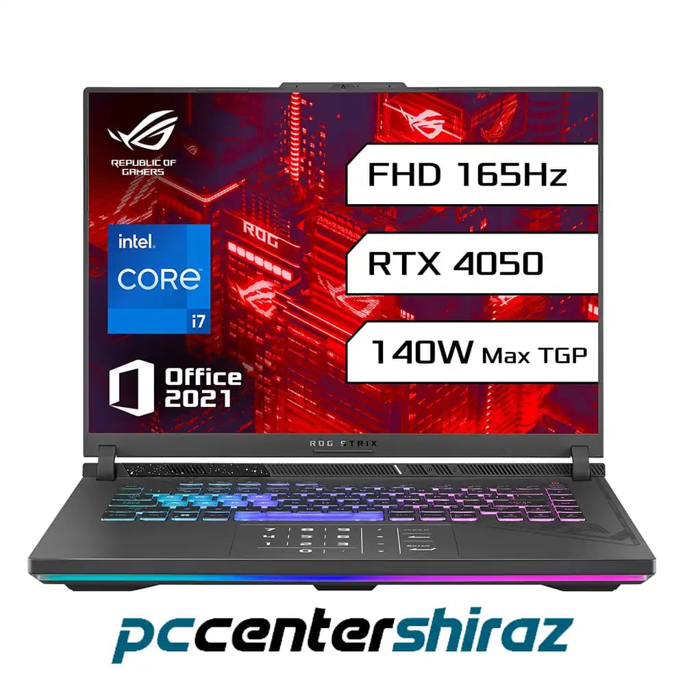 لپ تاپ 16 اینچی ایسوس مدل ROG Strix G16 G614JU i7 32D5 1TB RTX 4050 6G