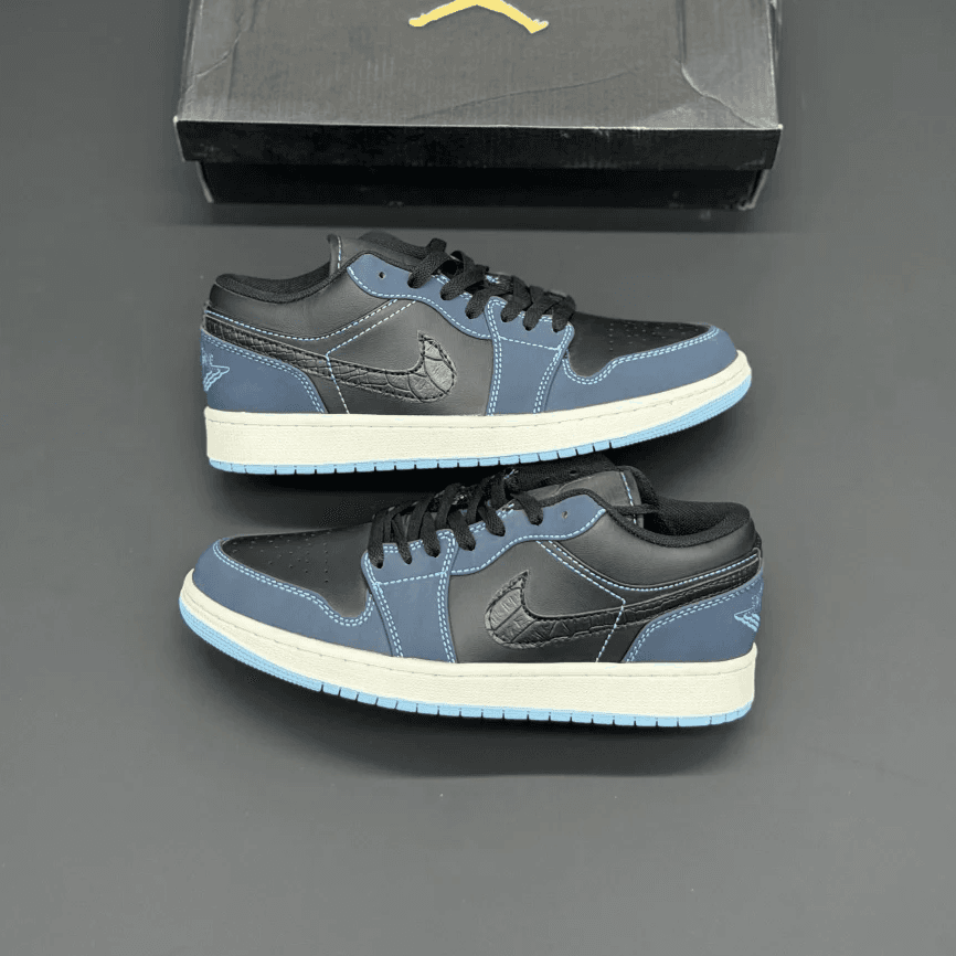 کفش نایک ایر جردن وان لو دارک ابسیدین Nike Air Jordan 1 Low Dark Obsidian