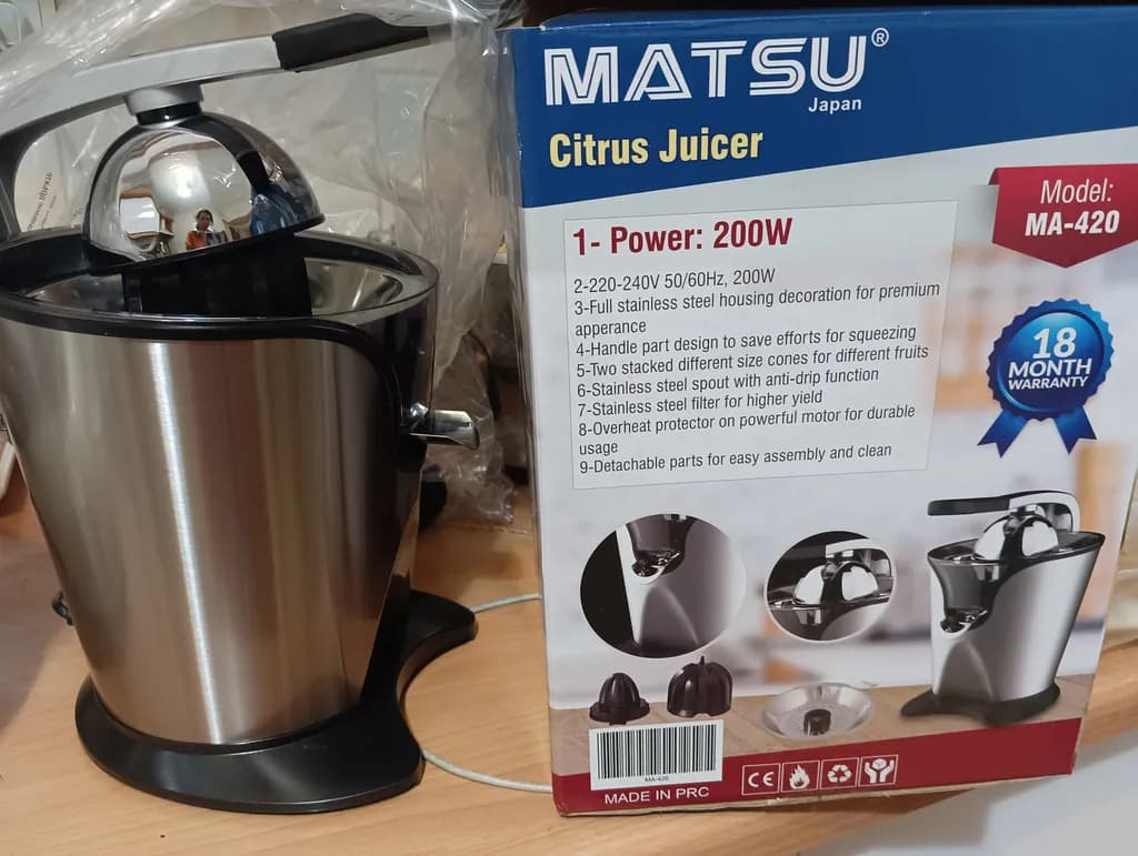 آب مرکبات گیر ماتسو MA-420 | توان 700 وات — تصویر ۲