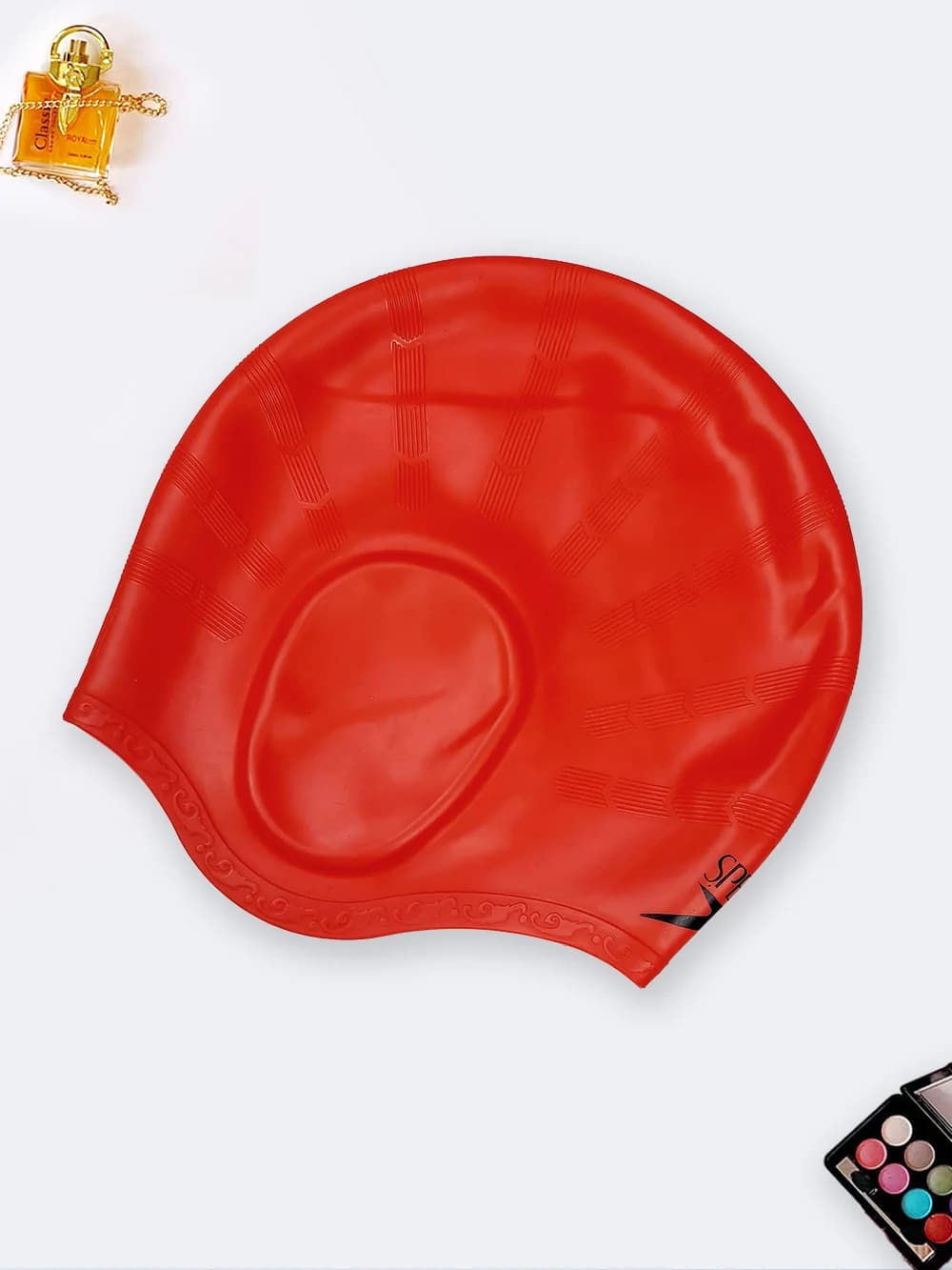 کلاه شنا برای موهای بلند خانم ها و آقایان بصورت گوشدار ضد آب اسپیدو ( Speedo )