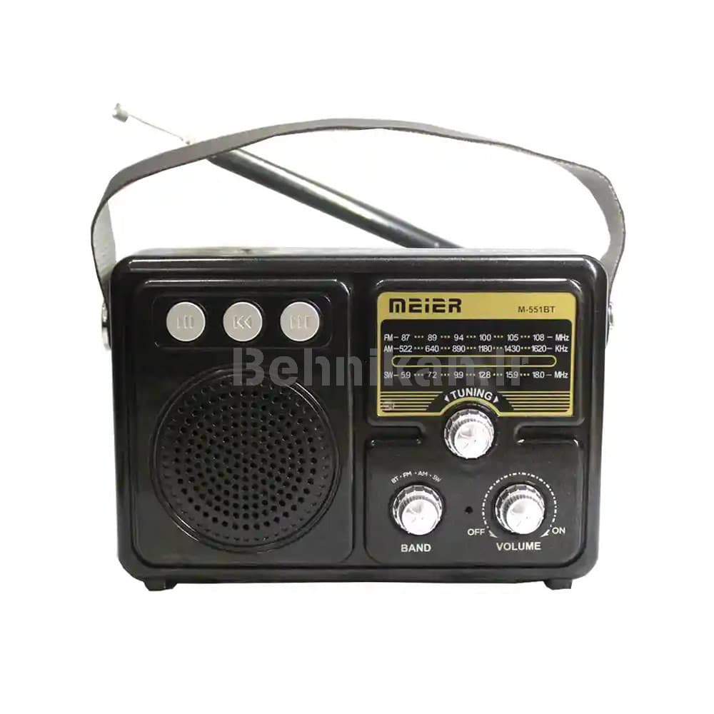 اسپیکر بلوتوثی رادیو مییر مدل MEIER M-551BT کد 96694