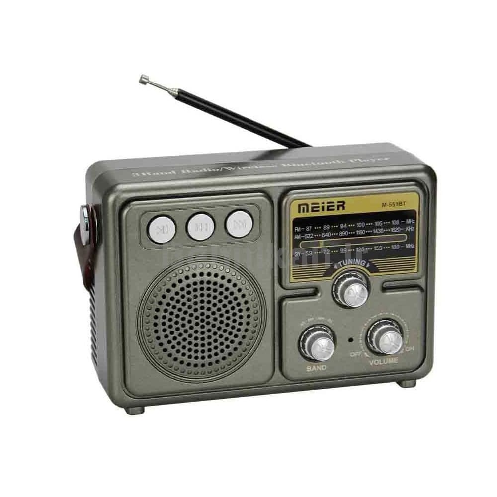 اسپیکر بلوتوثی رادیو مییر مدل MEIER M-551BT کد 79518 — تصویر ۲
