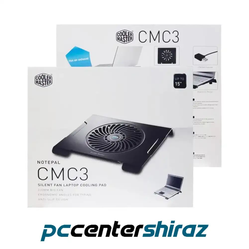 پایه خنک کننده لپ تاپ کولر مستر مدل COOLER MASTER NOTEPAL CMC3