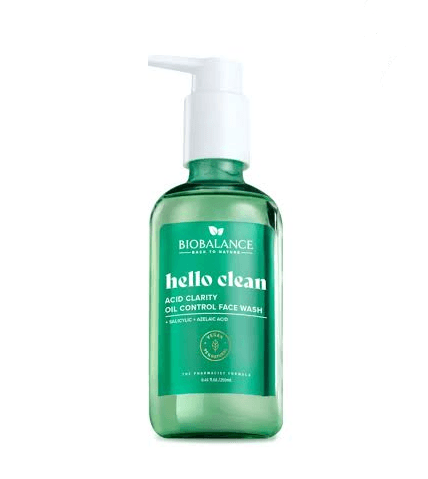 فیس واش بایوبالانس ژل کنترل چربی و ضد جوش 250 میلHello Clean-OilControl