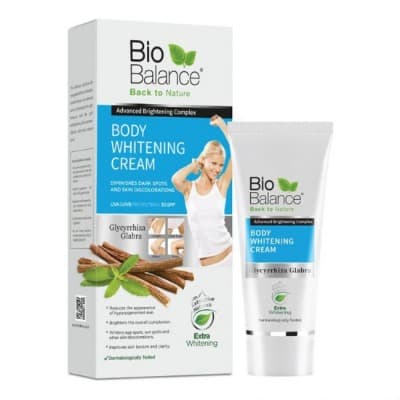 کرم سفید کننده بدن و لایه بردار بایوبالانس BioBalance Back to Nature Body Whitening Cream – 60ml