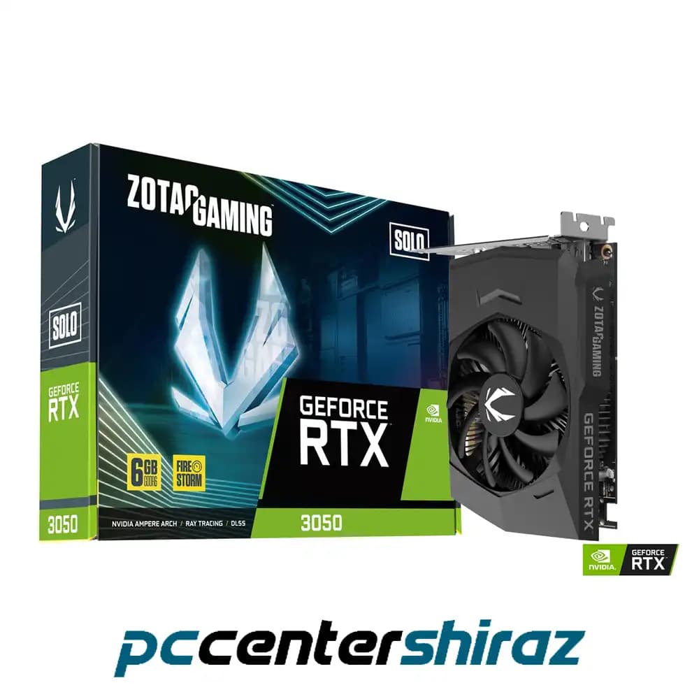 کارت گرافیک زوتک مدل ZOTAC GAMING GeForce RTX 3050 Solo 6GB