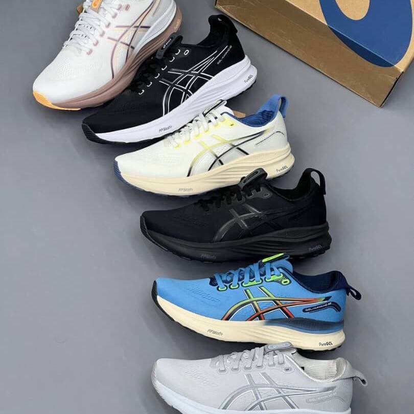 کفش رانینگ مردانه اسیکس ژل کایانو ۳۲ مشکی سفید ASICS Gel-Kayano 32 Black White — تصویر ۲