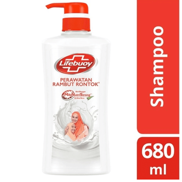 شامپو پمپی لایفبوی lifebuoy مدل ضد ریزش مو anti hair full حجم 680 میل — تصویر ۴