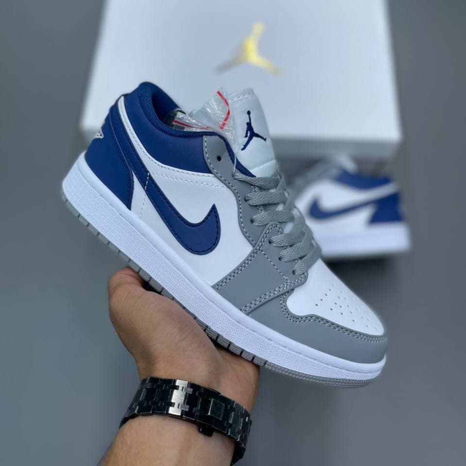 کفش نایک ایر جردن وان لو ترو بلو | Nike Air Jordan 1 Low True Blue — تصویر ۲