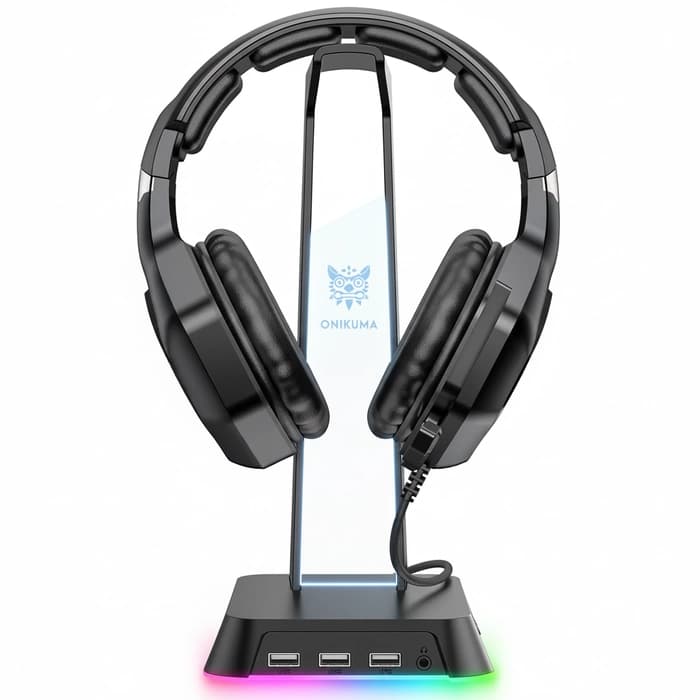 پایه نگهدارنده هدست اونیکوما ONIKUMA ST2 RGB — تصویر ۸