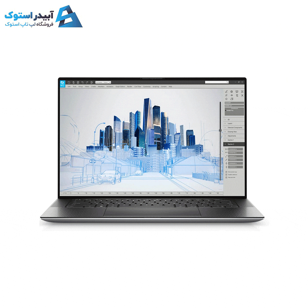 لپ تاپ Dell Precision 5560 i7 11850H, 32GB Ram, 512GB SSD, 4GB Nvidia Quadro T1200