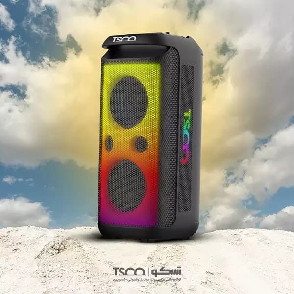 اسپیکر تسکو مدل TS 1923 همراه با میکروفون و ریموت کنترل — تصویر ۷