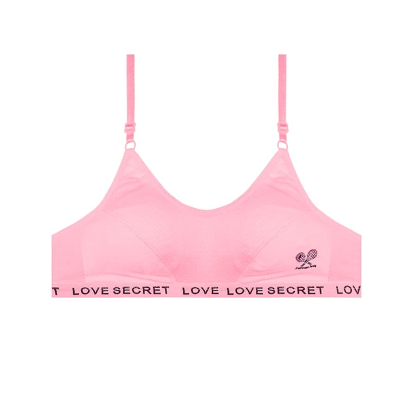 سوتین ورزشی دخترانه نخی دولایه کش LOVE SECRET